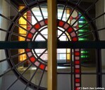 Glas in lood in de voordeur.
<br/>
Gert-Jan Lobbes, 2018